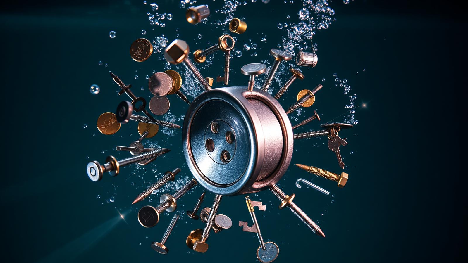 360-degree omnidirectional neodymium fishing magnet underwater